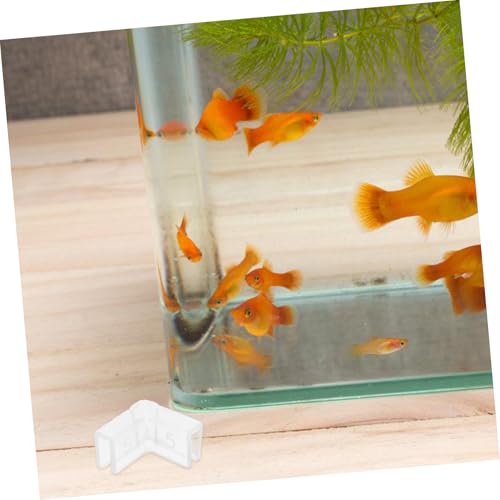 TOYANDONA 10pcs Aquarium Corner Guards Transparent Shaped Edge Protectors for Fish Tank Easy to Install Corner Protector Guards for Furniture and Appliances