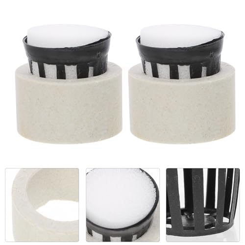 10 Sets Hydroponic Planting Basket with Sponges and Ring, Upgrade Aquarium Plant Weights Aquatic Water Plant Grass Containers Garden Slotted Mesh Net Cups Pots Fixed Rings for Hydroponics