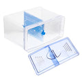 UKCOCO Fish Breeding Tank with Removable Divider Isolation Box for Fish Shrimp Easy to Clean Lightweight Aquarium Hatchery for Betta