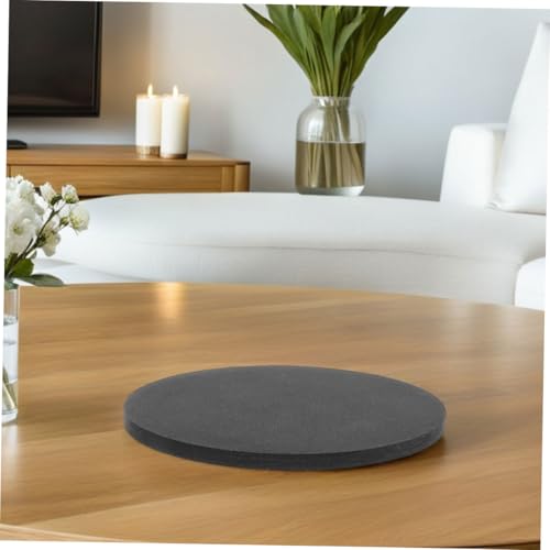 Mipcase Aquarium Bottom Non Slip Pad Shock Absorption Cushion for Round Fish Tank Durable Soft Mat for Micro Landscape Bottles for Home and Office Use