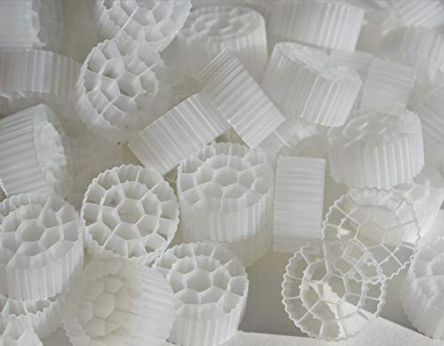K3 Bio Filter Media Moving Bed Biofilm Reactor (MBBR) for Aquaponics, Aquaculture, Hydroponics - Ponds - Aquariums by Wholesale Koi Farm (2 Cubic Feet) - size: 2 Cubic Feet