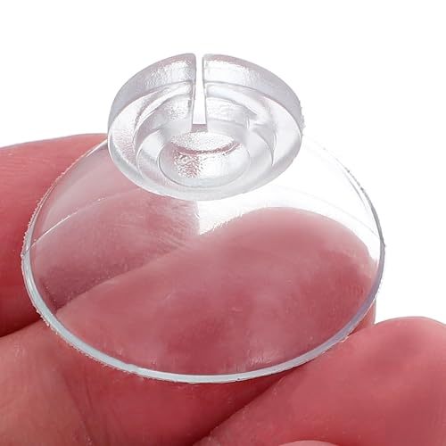 SHINEOFI 20pcs Aquarium Suction Cup Clips and Airline Tube Holders, Soft Flexible Suction Cups for Fish Tank Oxygen Tubing, Aquarium Air Pump Accessories for Stable Hose Fixing