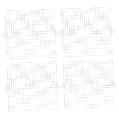 8pcs Transparent Aquarium Isolation Panel for Fish Tank Fish Breeding Board Cups Divider to Separate Aggressive and Weak Easy Installation Isolation Plate
