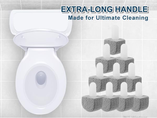Yingmore 10 Packs Pumice Stone for Toilet Cleaning,Pumice Toilet Bowl Cleaning for Cleaning Toilet,Bathtubs,Kitchen Sink,Grill(Refill) - style: 10 Pack(Refill)