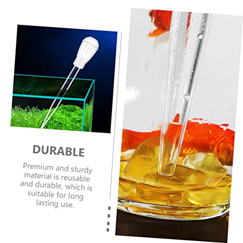 Yardwe 3pcs Aquarium Cleaning Siphon Scale Fish Tank Gravel for Removing Waste and Practical Water Change Tool for Easy Maintenance - color: White, size: 46x5cm