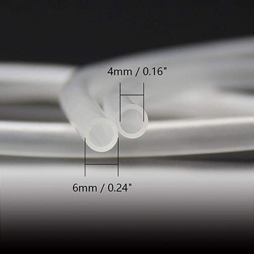 100 Feet 3/16-Inch Food Grade Flexible Silicone Air Tubing for Aquariums, Terrariums, Hydroponics (Clear - 100 ft) - color: Clear - 100 ft