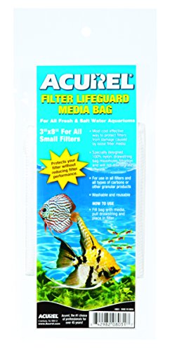 Acurel Filter Drawstring Lifeguard Media Bag, 3-Inch by 8-Inch - size: 3-Inch by 8-Inch