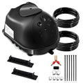 Luckerain Pond Aerator - 16000 Gallon Aerator for Outdoor Ponds, 2 Weighted Air Lines and 2 Submersible Diffusers, Black - size: 2 Diffusers / Up to 16000 Gallon