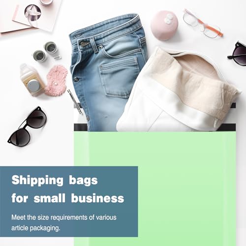 Famagic Poly Mailers 24x24 Inch 50pcs Shipping Bags Mint Green Shipping Envelopes Self Seal Mailers Bags Waterproof and Tear-Proof Packaging Bags - color: Mint Green, size: 24x24