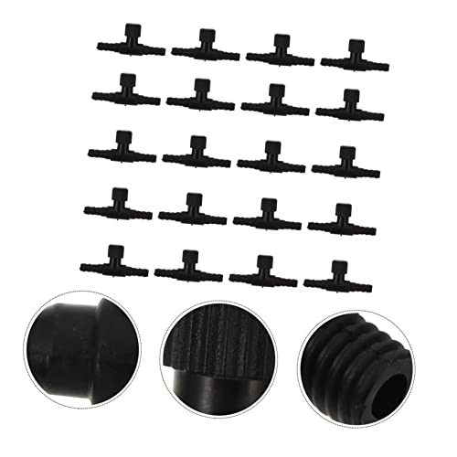 NOLITOY 90pcs Aquarium Airline Valves Plastic Air Connectors for Fish Tank Oxygen Pump Easy Installation Compatible Standard Tubing and