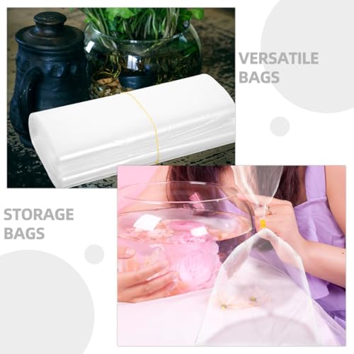 Veemoon 50Pcs Clear Plastic Fish Transport Bags Packing Bags for Aquarium Use for Pet Stores and Fish Farms Oxygen Supply Leak Resistant Shipping
