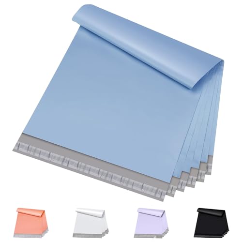 Metronic Poly Mailers 19x24 Inch 100 Pcs | Large Shipping Bags for Clothing, Small Business | Strong Thick Mailing Bags with Self Adhesive | Waterproof and Tear-Proof Large Package Bags in Haze Blue - color: Light Blue, size: 19x24 100PC