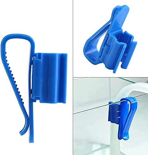 2Pcs Water Pipe Clip Large Size Medium-Sized Fish Mounting Clip Aquarium Tube holder Plastic Hose Holder Pipe Clamp Aquarium Equipment Accessories for 8-16mm Inflow