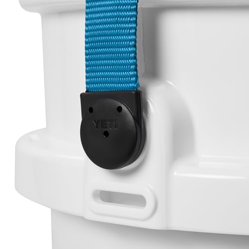 YETI Loadout 5-Gallon Bucket, Impact Resistant Fishing/Utility Bucket - color: White/Blue