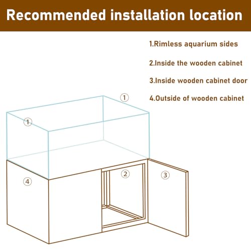 LINLAN Aluminum Aquarium Tool Holder - Fish Tank Accessories Organizer for Rimless Aquariums, Maintenance Tools, Tweezers, Tongs, Water Plants Accessories & Aquarium Supplies（Silver） - color: Silver