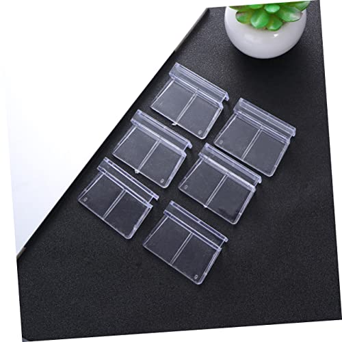 SUPVOX 12Pcs Acrylic Fish Tank Cover Support Bracket Durable Aquarium Rack for Secure Fish Tank Cover Frame Essential Aquarium Accessories