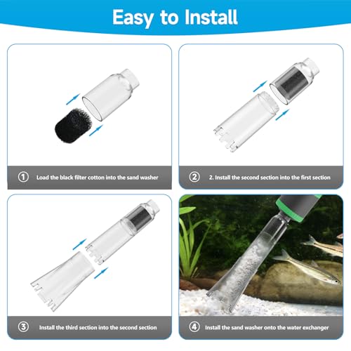 Aquarium Gravels Vacuum Cleaner Replacement Tube Accessories