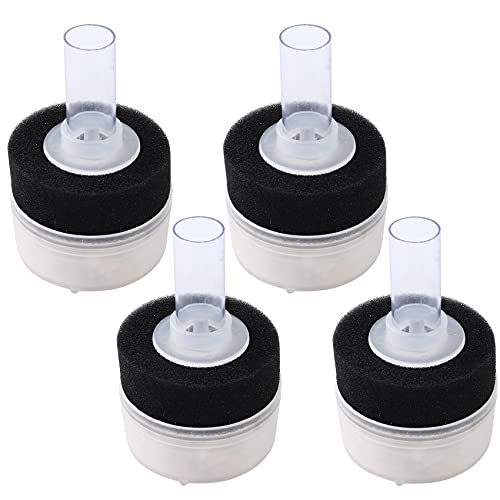 4PCS Air Driven Bio Filter Sponge Aquarium Filter, Bio Sponge Filter, Aqua Flow Sponge, Air Pump Driven, for Breeding Fry Betta Shrimp Fish Tank Aquarium