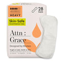 Attn: Grace Heavy Incontinence Pads for Women, 28-Pack - Plant-Based, High Absorbency, Breathable - Incontinence Pads for Heavy Bladder Leaks & Sensitive Skin - size: 1 Pack