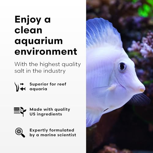 Brightwell Aquatics - NeoMarine Marine Salt Blend for Reef Aquarium - Fish Tank Starter Aquarium Salt - Aquarium Water Treatments, 16-GAL - size: 50-GAL