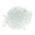 Onlyfire 1/2-Inch Polygon Fire Glass, 10 Pound Pack Glass Rock for Fireplace Fire Pit & Lanscaping, High Luster Crystal - color: Crystal, size: 1/2 inch