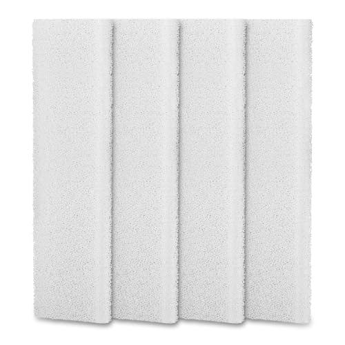 Aquarium Filter Bio Foam Pads Compatible with Fluval U4 Underwater Filter, A488 Replacement Filter Foam for Fish Tank, Filter Sponge Media for Freshwater and Saltwater Tanks, 4 Pack
