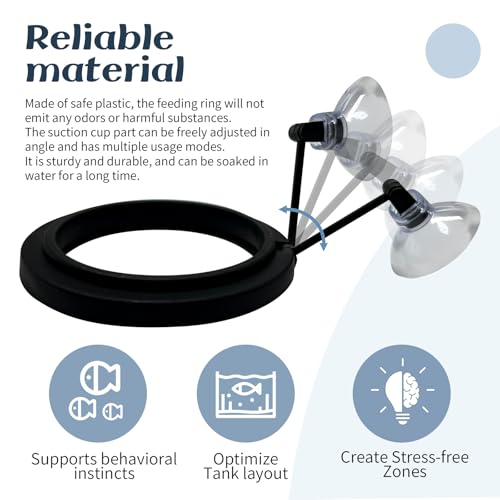 4Pcs Betta Fish Tank Accessories, Betta Hammock, 2 Betta Fish Toys, 1 Betta Feeding Ring Provide a Comfortable Environment for Rest and Activities at Betta.