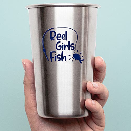 2 Pcs - Decal Stickers of Girls Fish (Navy Blue) Premium Waterproof Vinyl Decal Stickers for Laptop Phone Accessory Helmet Car Window Mug Tuber Cup Door Wall Decoration Andskusd44382Ab070722 - color: Navy Blue, size: 5.5'' x 4.8''
