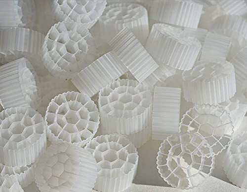 K3 Bio Filter Media Moving Bed Biofilm Reactor (MBBR) for Aquaponics, Aquaculture, Hydroponics - Ponds - Aquariums by Wholesale Koi Farm (6 Gallons) - size: 6 Gallons