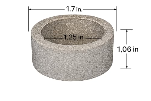 Awesome Aquatic Aquarium Plant Weight Ceramic Ring Pot 6 Pack Plant Anchor Anti Floating Plants Water Plants Fix Ring Aquarium Plant Weights Pot (6 Pack Rings) - size: 6 Pack Rings