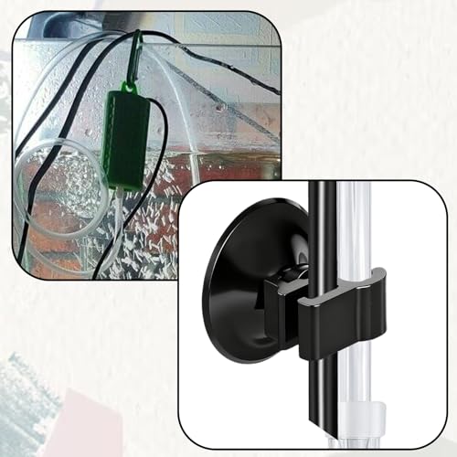 20 Pcs Aquarium Suction Cup Clip Professional Fish Tank Suctions Cup Clips, Small Suction Cups for Fish Tank Oxygen Tube Hose, Heating Rod Holders Clamps Aquarium Air Pump Accessories