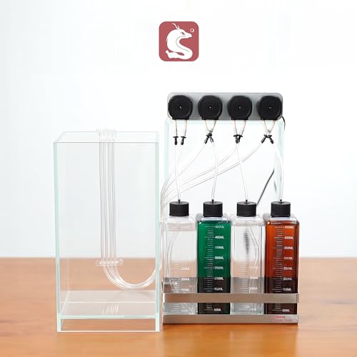 Chihiros Dosing Container - Dosing Reservoir - Dosing Pump Container - Storage Container for Aquarium Supplies - Fish Water Container - Precision Dosing of Fish Tank - Aquarium Supplies Dosing Kit - size: 15.2 Ounces