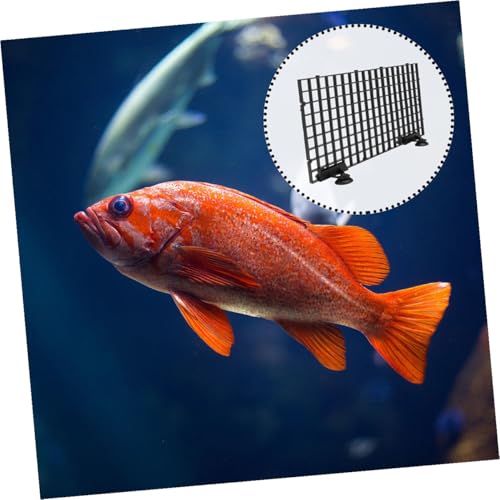 Cabilock Aquarium Fish Tank Divider Board 10pcs Black Plastic Grid Partition for Fish Tank Isolation and Bottom Filter Suitable for Breeding and Aquarium Separation