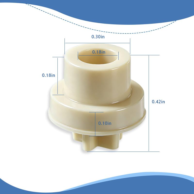 MCCVDB0 Check Valve Duckbill Only, 5-Pack Duckbill Check Valve Replacement Compatible with Stenner Metering Pumps, Pump Check Valve Inserts for Routine Maintenance