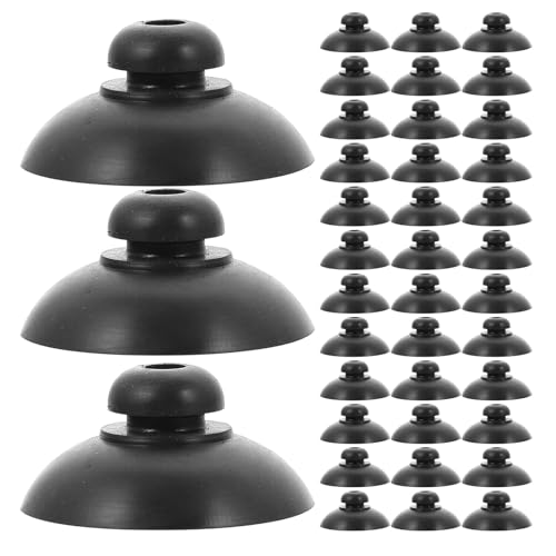 DOITOOL 60PCS Fish Tank Pump Suction Cups Soft Rubber Fish Tank Oxygen Suction Cups 2.5cm/0.98" Clip Sucker for Aquarium Air Pump Hold