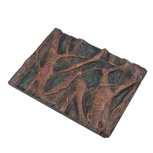 Fish Tank Background, Fine Crafted 3D Foam Fish Tank Background Wall for Fish Tank for Reptiles Tank (H) - size: H