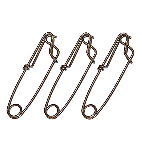 5pcs Longline Fishing Snap Clips Stainless Steel Floatline Tuna Clips 4 Sizes - size: 1.8mmx2.4inch-5pcs
