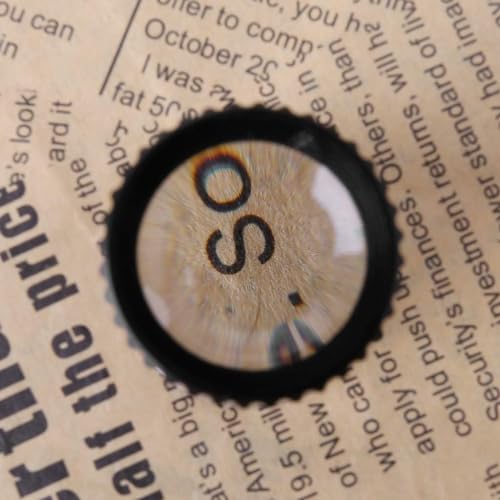 1Pc10X Black Monocular Magnifying Glass Loupe Lens Map Eye Magnifier Jewelry Repair Tool，Small Size and Easy to Carry,Magnifiers,Health and Household,Visual Impairment Aids