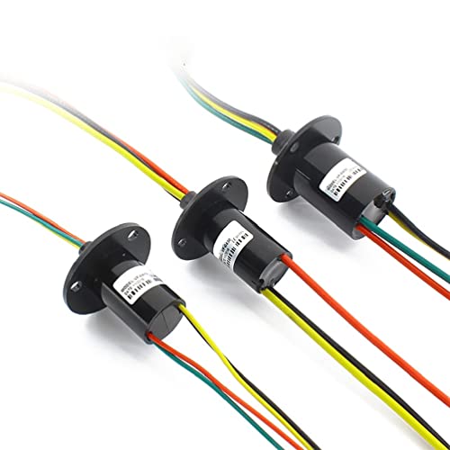 Slip Ring Electrical 3 Wires 10A 22mm Rotary Connector Motor Conductive Ring for Robotics CCTV Industrial - style: 3 Wires 1-10A Diameter 22mm