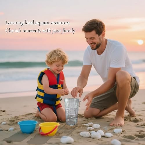 Portable and Hard Plastic Aquarium Minnow&Small Fish Trap for Aquarium Children Fishing Outdoors,Durable Container Bait Trap Suitable for Fishing,Crab,Shrimp,Turtle - size: Small
