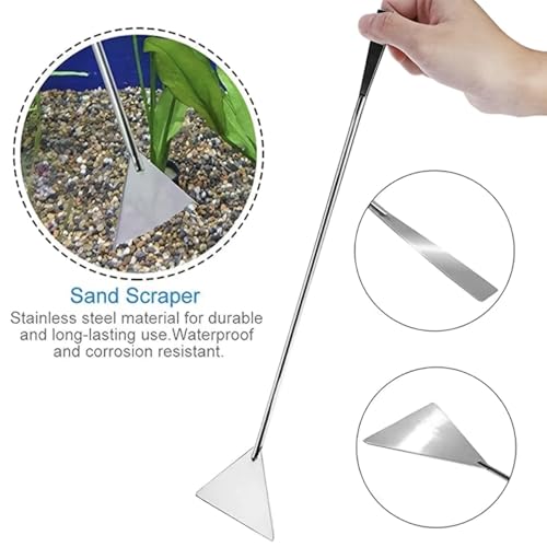 Aquascape Tools Kit-3 in 1, Long Stainless Steel Aquarium Tool Set, Water Grass Pruning Tool, Pottery Tools