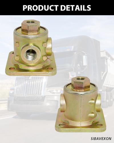 90554615 3-Way Pilot Valve | Air Suspension Dump & Lift Axle Control for Semi-Truck & Trailer | Replaces Haldex 90554615, 90054079, and 8071546