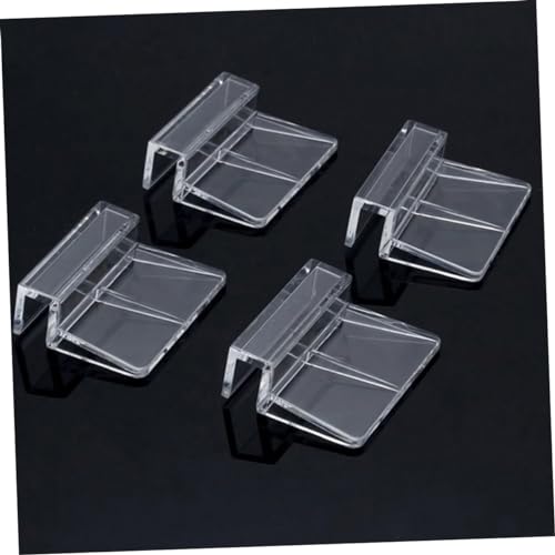 BESPORTBLE Fish Tank Lid Support Bracket Acrylic Clips 6 Pack 8mm Thick for Aquarium Glass Covers