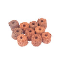60Pcs Plant Ring Aquarium Fixed Watertank Filter Weightsholder Plants Fixing Tool Aquatic Media Pottery Gravityceramic Rings