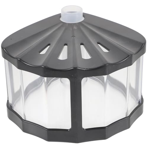 WOONEKY Mini Desktop Fish Bowl Aquarium with Lid, Portable Small Goldfish Tank, Plastic Betta Breeding Box for Turtle and Insect Housing