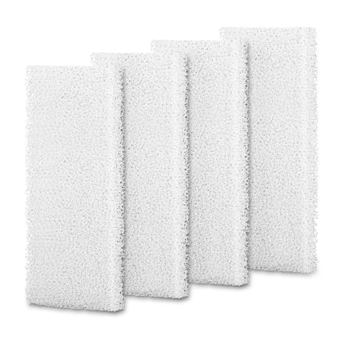 Aquarium Filter Bio Foam Pads Compatible with Fluval U2 Underwater Filter, A486 Replacement Filter Foam for Fish Tank, Filter Sponge Media for Freshwater and Saltwater Tanks, 4 Pack
