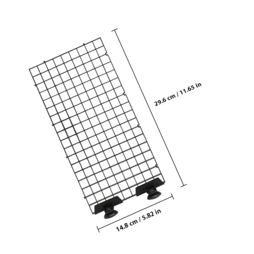 Cabilock Aquarium Fish Tank Divider Board 10pcs Black Plastic Grid Partition for Fish Tank Isolation and Bottom Filter Suitable for Breeding and Aquarium Separation