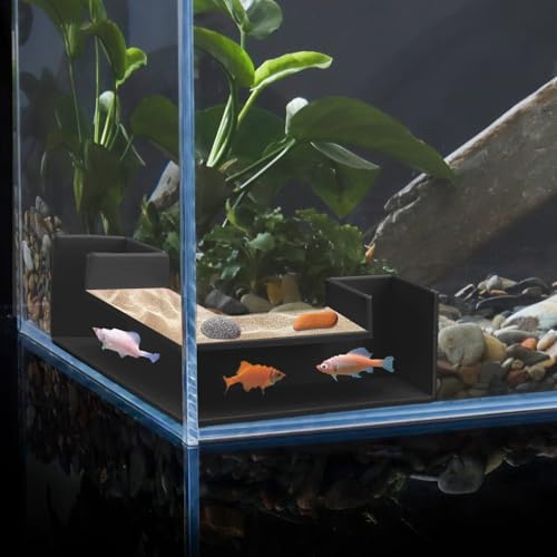 Shrimp Decor - Aquarium Hideouts & Tunnels, Fish & Shrimp Breeding Caves - color: Corner Tunnel Black