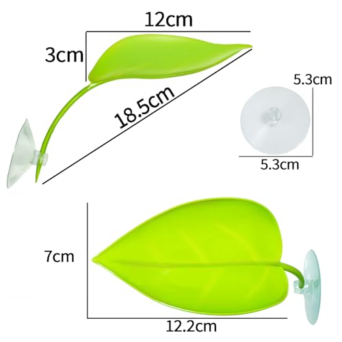 3 PCS Betta Fish Leaf Hammock,Beta Fish Toys,Betta Fish Tank Decorations Aquarium Decor,Crawling and Amphibian for Sleeping Hiding Breeding