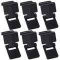 Terrarium Lock Aquarium Lid Clips, 6pcs Turtle Feeding Box Lock Buckle -Escape Reptile Terrarium Clips for Tanks Living Box Buckle 4.7 * 2.9cm/1.85 * 1.14inch